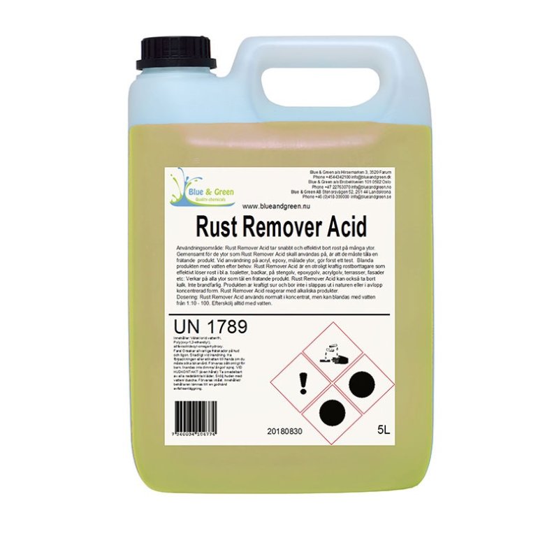 Rust Remover Acid